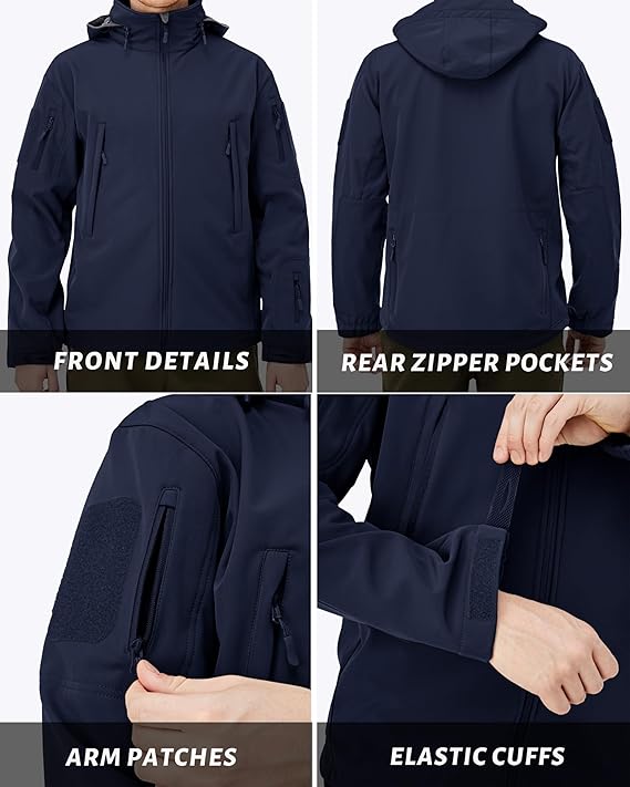 Chaqueta Táctica Operaciones Especiales (Negro)