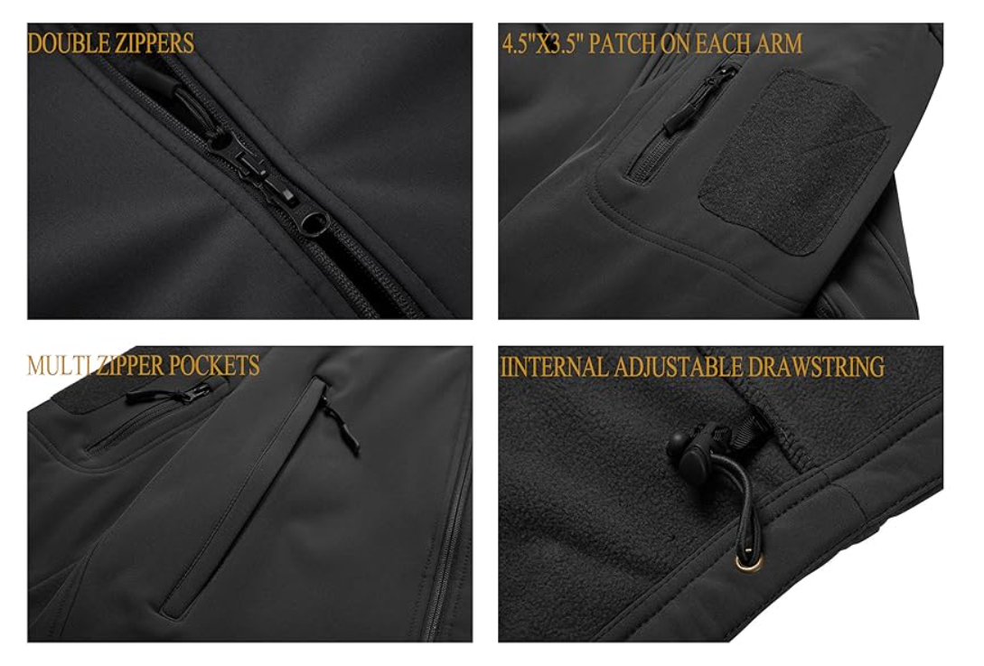 Chaqueta Táctica Operaciones Especiales (Negro)