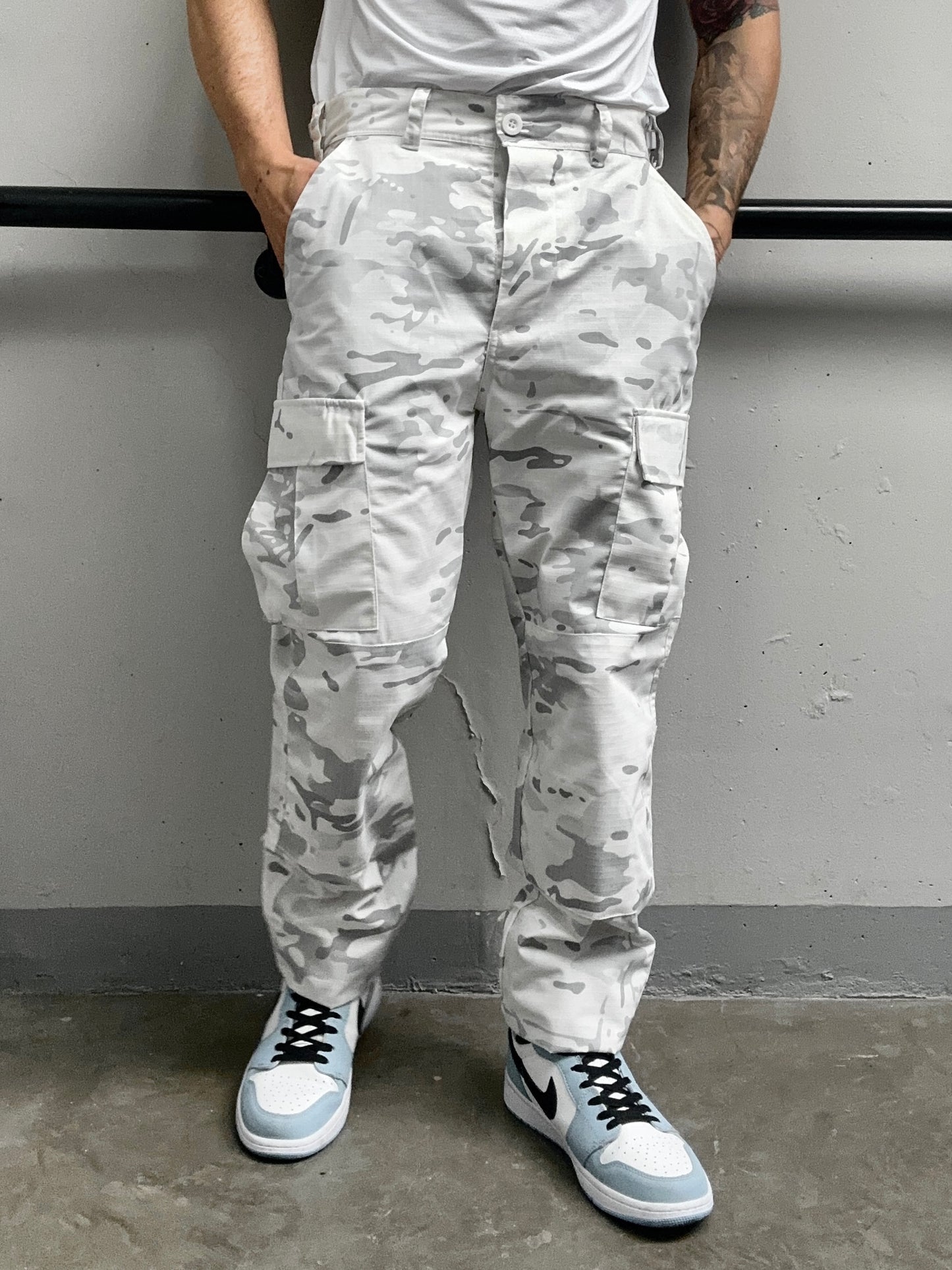 Pantalon Multicam Alpine (Blanco)