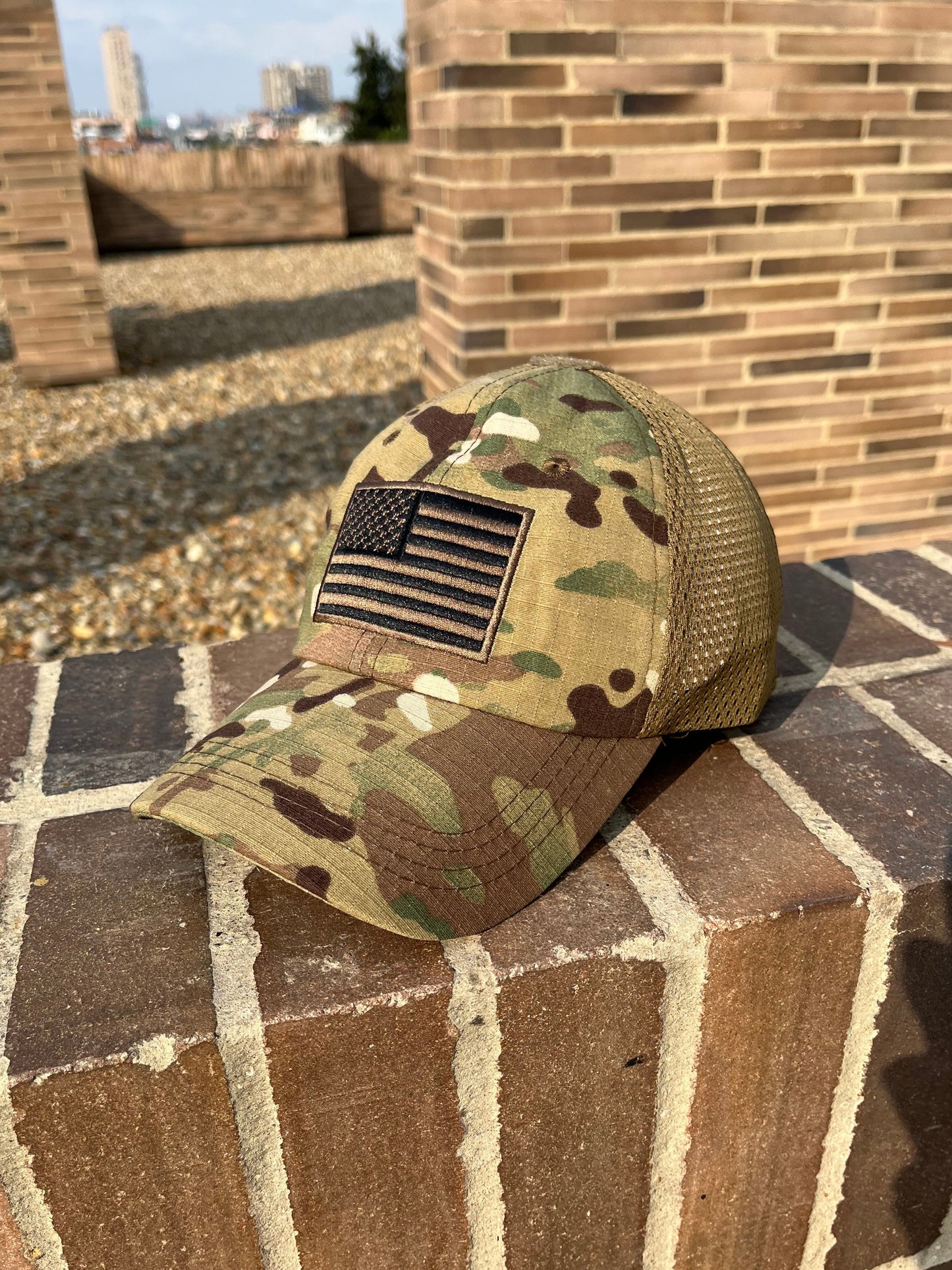 Gorra Multicam con Malla