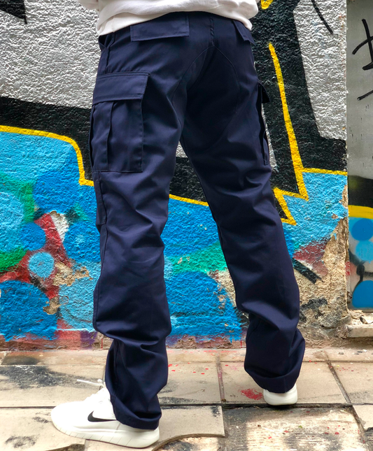 Pantalon Tactico Cargo Azul Navy